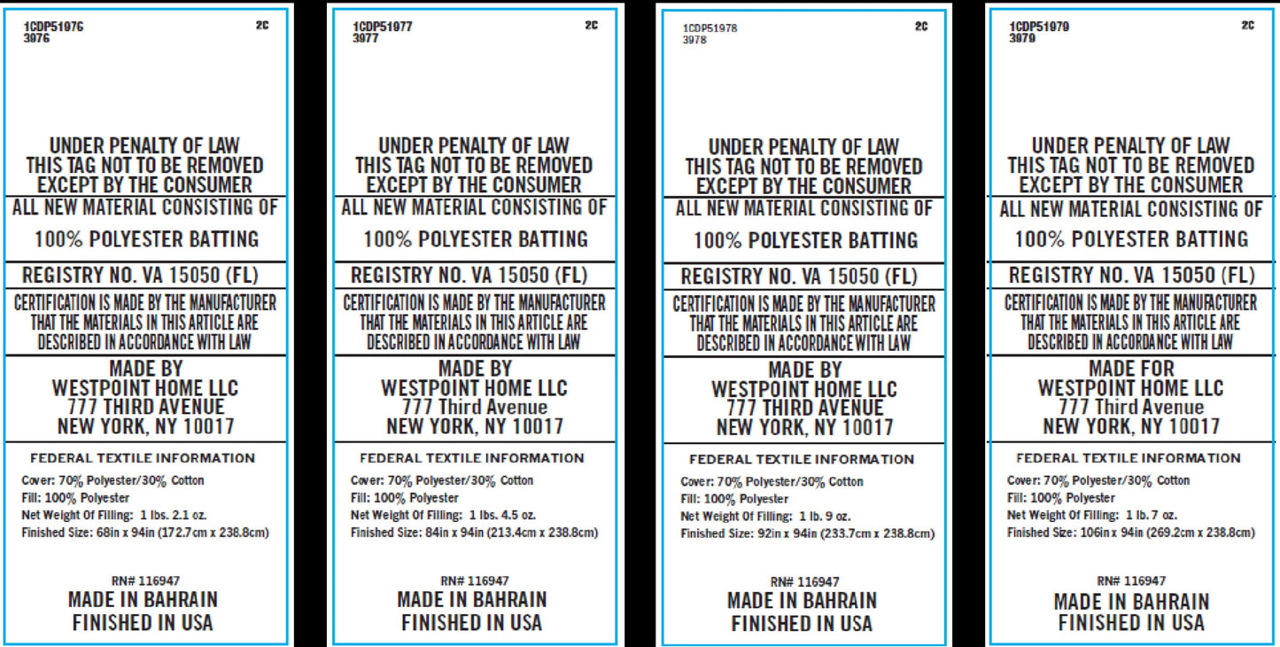 Five Star Hotel Collection Down Alternative Comforter