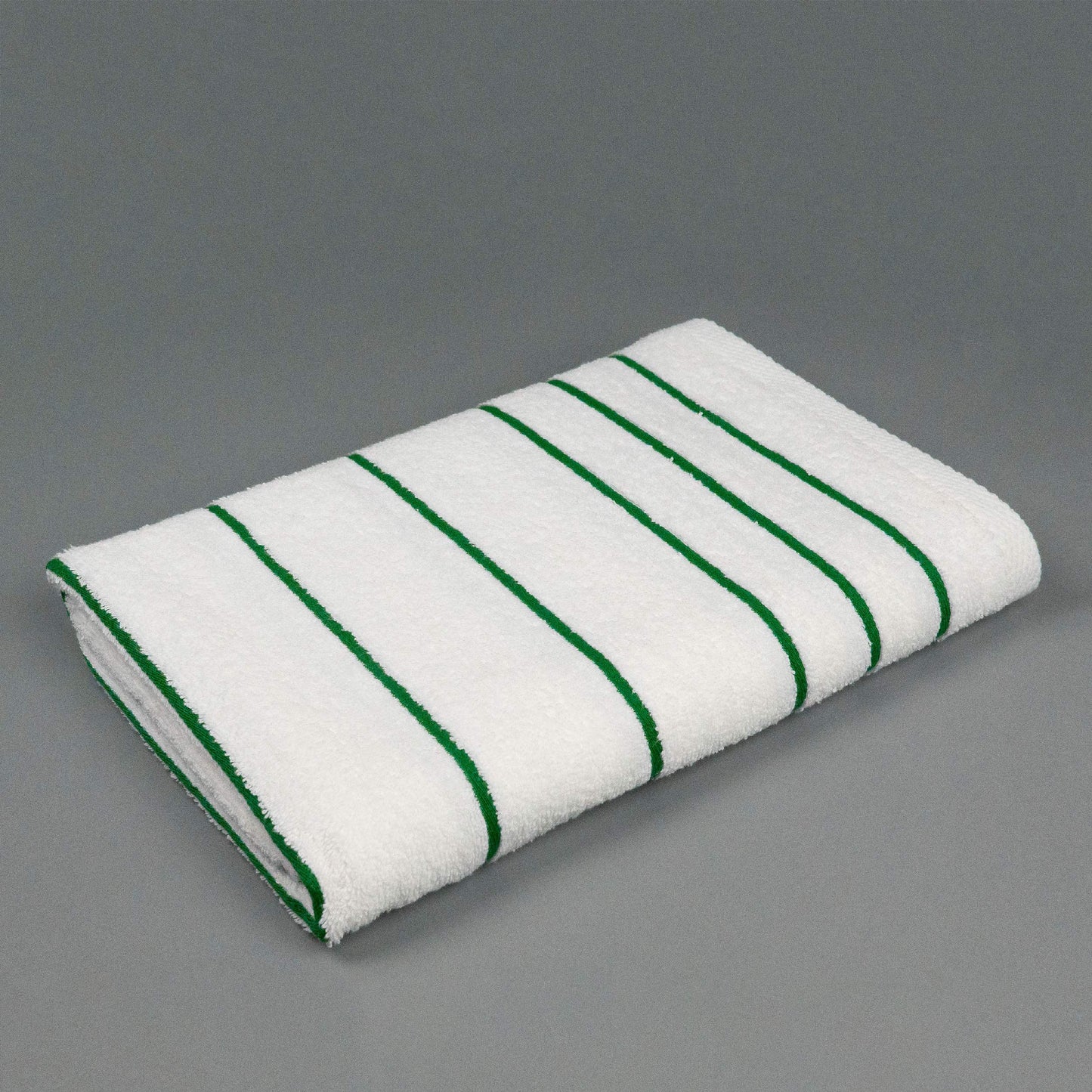 green pool towel
