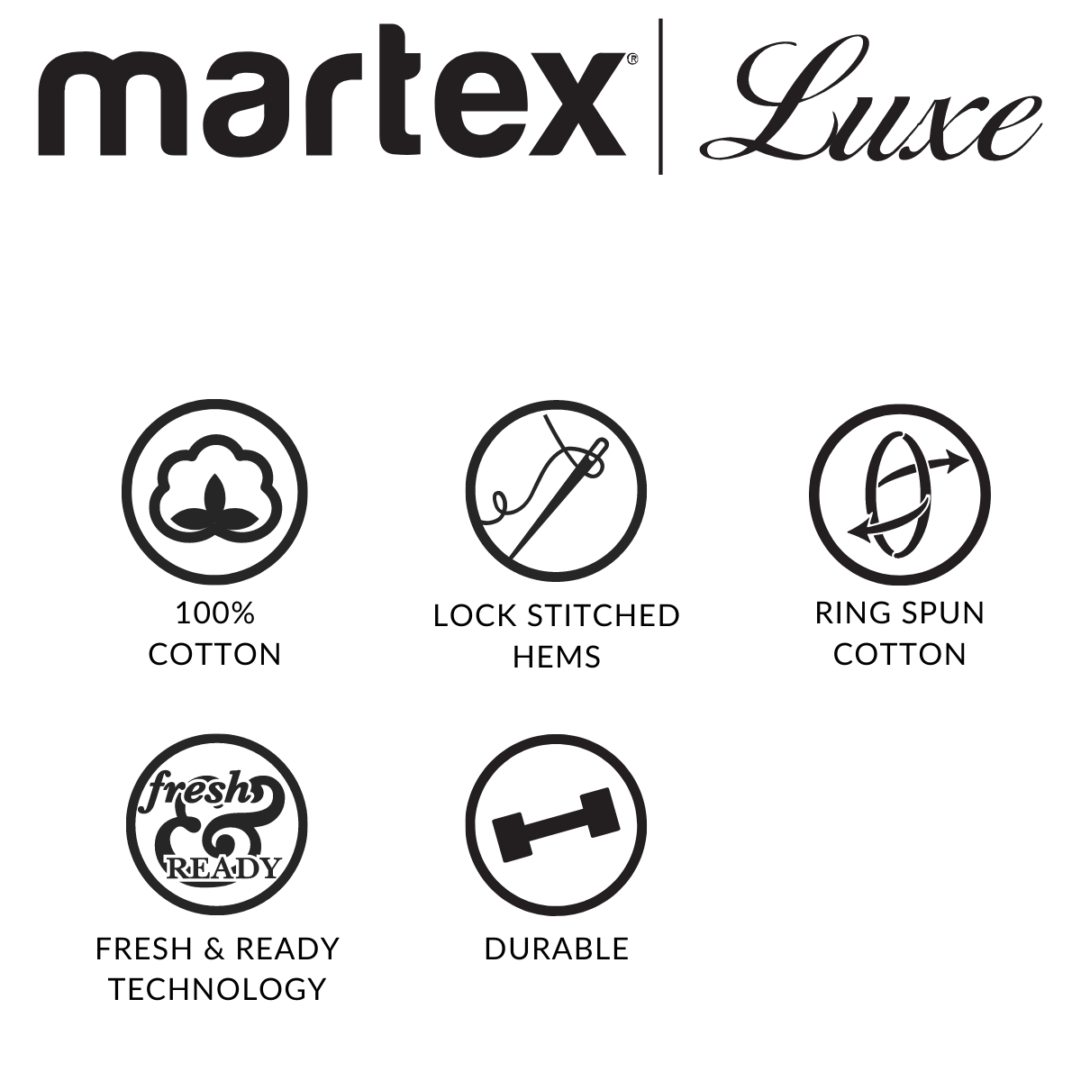 Martex Luxe Towels