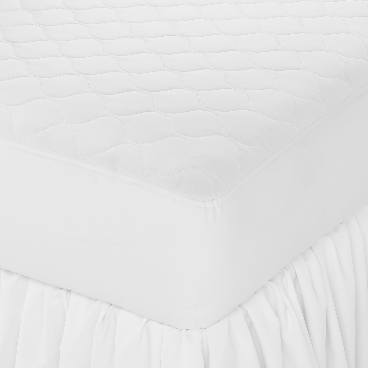 white ultra touch mattress pad