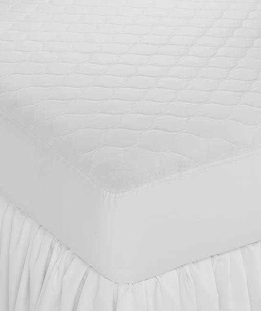deluxe white mattress pad