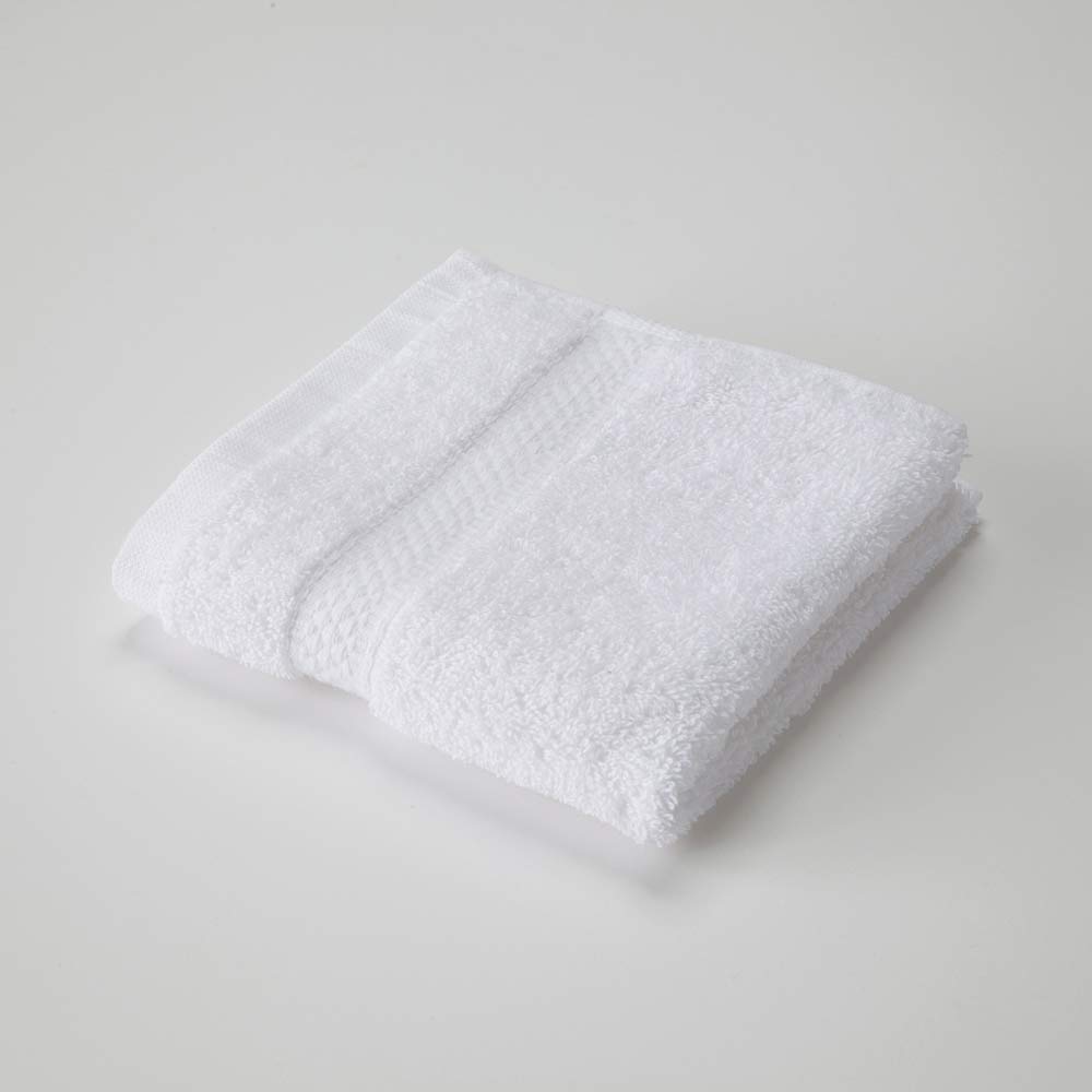 one white towel folded