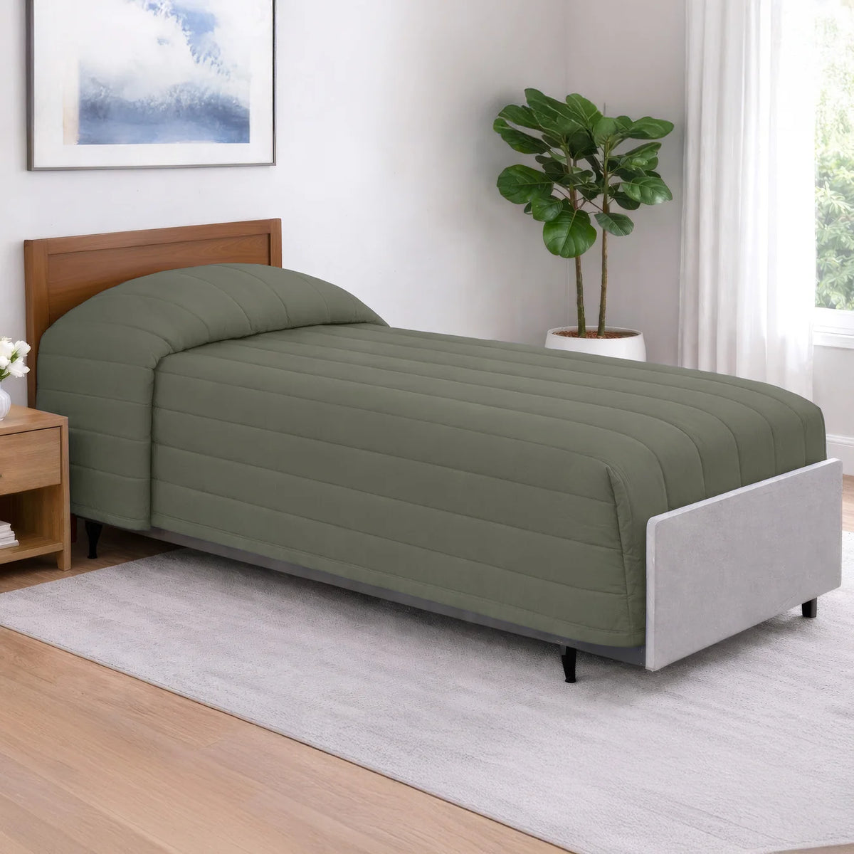 Martex® Basics Colors Bedspread - Channel Quilt