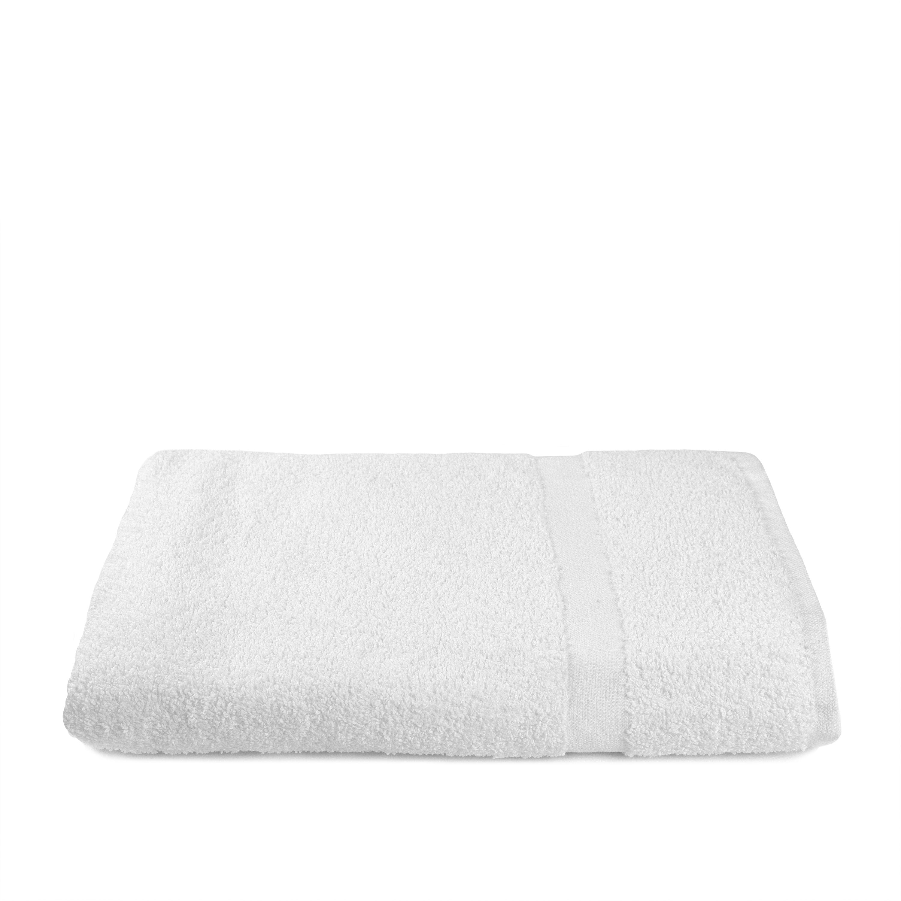 one white bath towel