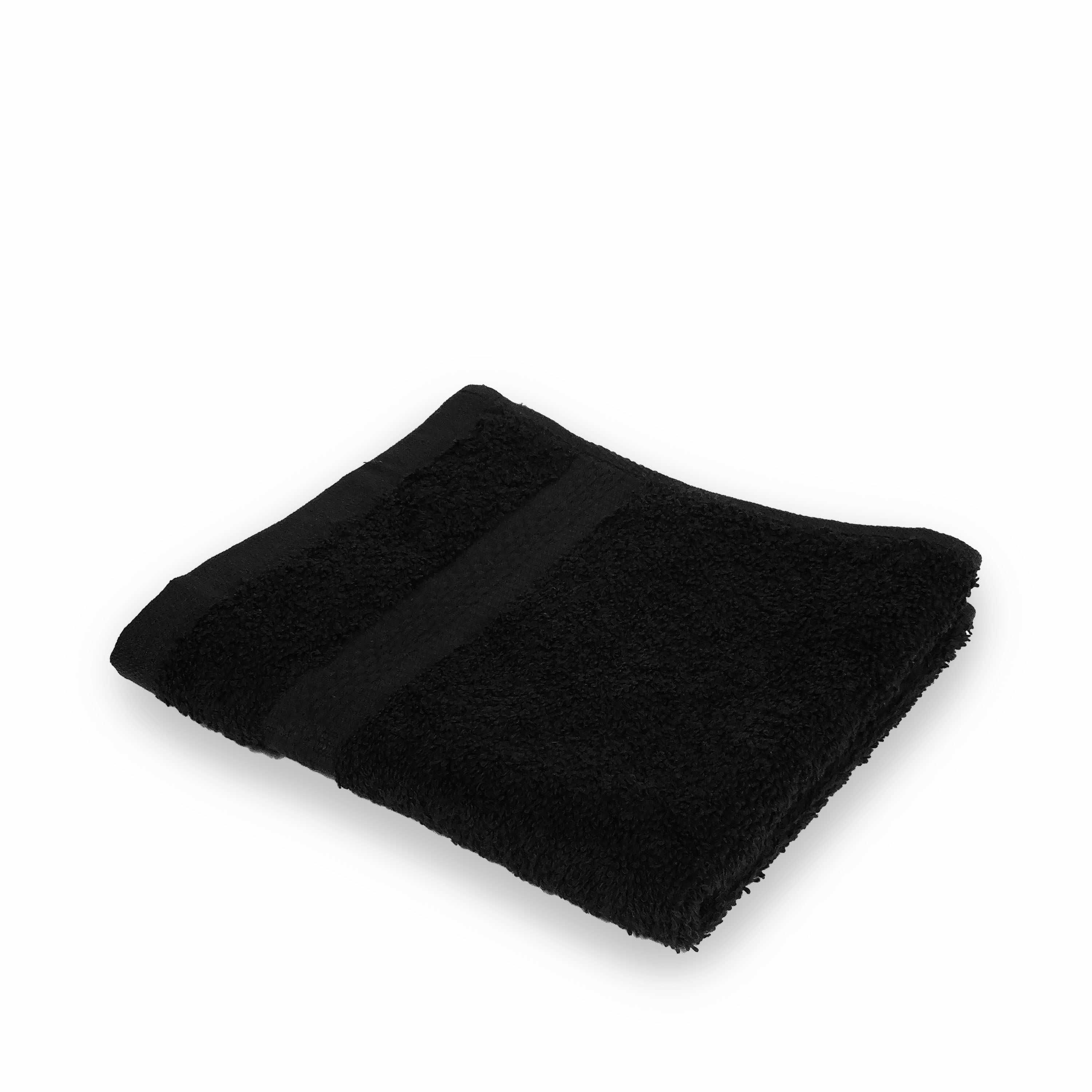 one black washcloth