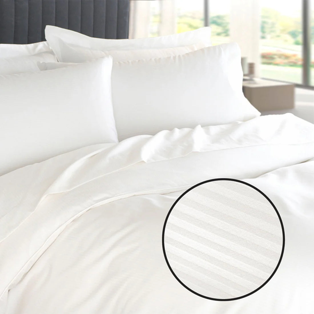 Martex Millennium 250 Solid Duvet Cover and Shams