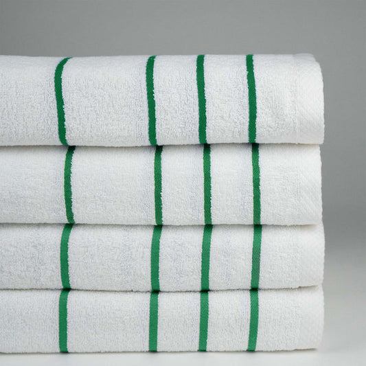 Martex Resort Stripe Green Pool Towel