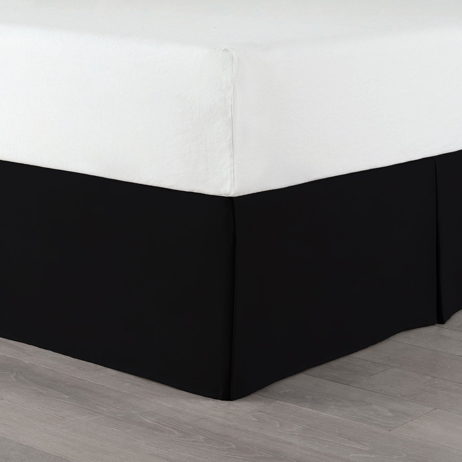 black bed skirt